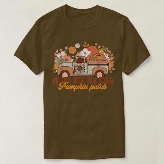 Groovy trifft mich beim Pumpkin Patch Pumpkin Truc T-Shirt (Design vorne)