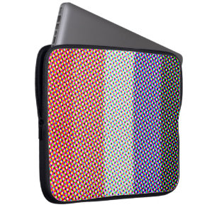 Groovy Trippy Abstract Cupioromantische Pride-Flag Laptopschutzhülle