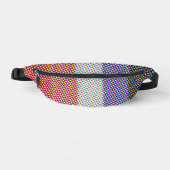 Groovy Trippy Abstrakte Cupioromantic Pride Flag Bauchtasche (Vorderseite)