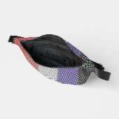 Groovy Trippy Abstrakte Cupioromantic Pride Flag Bauchtasche (Offen)