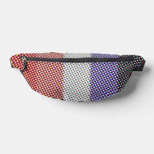 Groovy Trippy Abstrakte Cupioromantic Pride Flag Bauchtasche (Ablage )