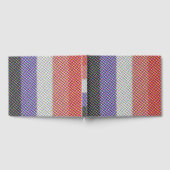 Groovy Trippy Abstrakte Cupioromantic Pride Flag Gästebuch (Voll)