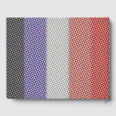 Groovy Trippy Abstrakte Cupioromantic Pride Flag Gästebuch (Rückseite)