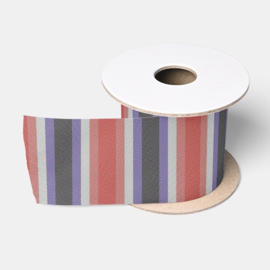 Groovy Trippy Abstrakte Cupioromantic Pride Flag Satinband (Spule)