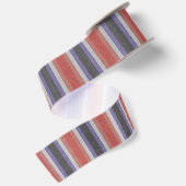 Groovy Trippy Abstrakte Cupioromantic Pride Flag Satinband (Rückseite)