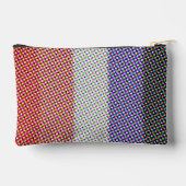 Groovy Trippy Abstrakte Cupioromantic Pride Flag Zubehörtasche (Rückseite)
