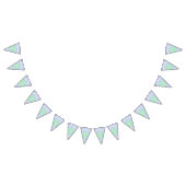 Groovy Trippy Boho Hippie Abstrakt Kaleidoscope Wimpelkette (Alle)