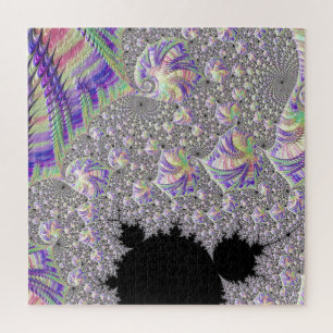 Groovy Trippy Funky Psychedelic Fraktal Art Puzzle