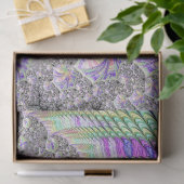 Groovy Trippy Funky Psychedelic Fraktal Art Seidenpapier (Geschenk)