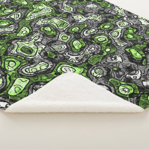 Groovy Trippy Grungy Funky Abstract Agender Stolz Sherpadecke