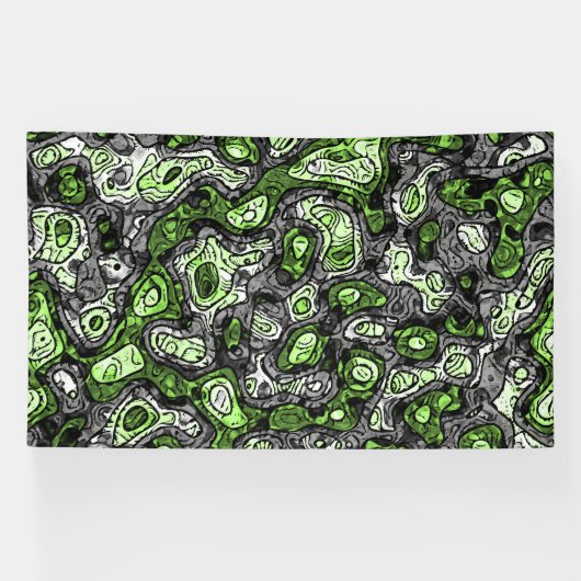 Groovy Trippy Grungy Funky Abstrakt Agender Pride Banner (Horizontal)