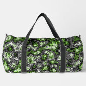 Groovy Trippy Grungy Funky Abstrakt Agender Pride Duffle Bag (Vorderseite)