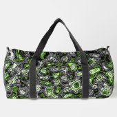 Groovy Trippy Grungy Funky Abstrakt Agender Pride Duffle Bag (Rückseite)