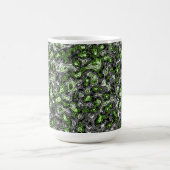 Groovy Trippy Grungy Funky Abstrakt Agender Pride Kaffeetasse (Mittel)