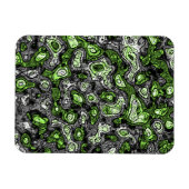 Groovy Trippy Grungy Funky Abstrakt Agender Pride Magnet (Horizontal)