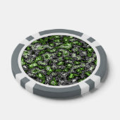 Groovy Trippy Grungy Funky Abstrakt Agender Pride Pokerchips (Einzeln)