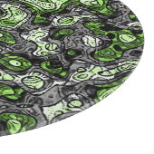 Groovy Trippy Grungy Funky Abstrakt Agender Pride Schneidebrett (Ecke)