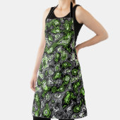 Groovy Trippy Grungy Funky Abstrakt Agender Pride Schürze (InSitu)