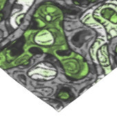 Groovy Trippy Grungy Funky Abstrakt Agender Pride Tischdecke (Schrägansicht)