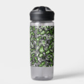 Groovy Trippy Grungy Funky Abstrakt Agender Pride Trinkflasche (Vorderseite)