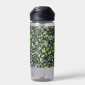 Groovy Trippy Grungy Funky Abstrakt Agender Pride Trinkflasche (Rückseite)