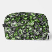Groovy Trippy Grungy Funky Abstrakt Agender Pride Waschbeutel (Vorderseite)