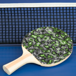 Groovy Trippy Grungy Funky Abstrakte Agender Pride Tischtennis Schläger