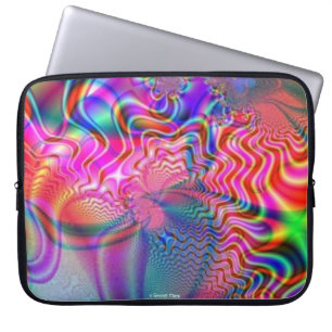 GROOVY TRIPPY PSYCHEDELIC LAPTOP SLEEVE - GIFTS