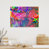 GROOVY TRIPPY PSYCHEDELIC POSTERS - BEST ART POSTER (Küche)