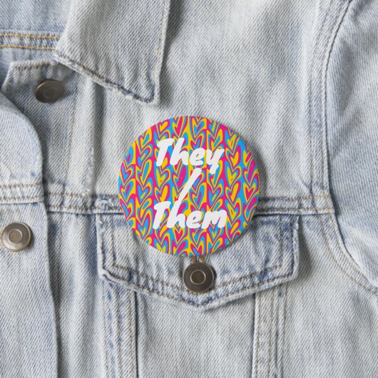 Groovy Trippy-Quirky-Pansexual-Prix Button (Beispiel)