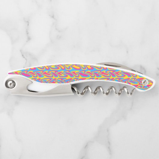 Groovy Trippy-Quirky-Pansexual-Prix Kellnermesser (Vorderseite)
