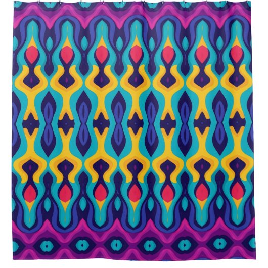 Groovy Tropic Echo Duschvorhang (Vorderseite)