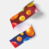 groovy Tupfen  Satinband (Rückseite)
