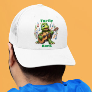 Groovy Turtle Jamming Out Truckerkappe