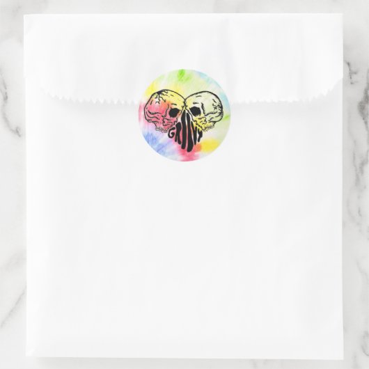 Groovy Tye Dye Sticker (Tasche)