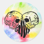 Groovy Tye Dye Sticker (Vorderseite)