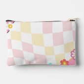 Groovy und Boozy Bachelorette Bridesmaids Geschenk Zubehörtasche (Rückseite)