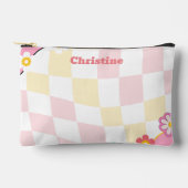 Groovy und Boozy Bachelorette Bridesmaids Geschenk Zubehörtasche (Vorderseite)