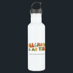 Groovy und Retro Gecoacht ist My Vibe, Coach Edelstahlflasche<br><div class="desc">Groovy und Retro Gecoacht ist meine Vibe Water Flasche für Trainer</div>