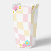 Groovy und stickig gestaltete Junggeselinnen-Absch Geschenkschachtel (Rückseite)