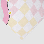 Groovy und stickig gestaltete Junggeselinnen-Absch Seidenpapier (Ausschnitt)