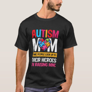 Groovy Unordentlicher Knoten Autismus-Bewusstsein  T-Shirt