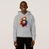 Groovy Urban Ape in Tunes Hoodie (Vorne ganz)