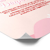 Groovy Valentine Babydusche Spätabentaucher Poster (Ecke)