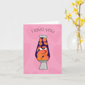 Groovy Valentine Karte (Gelbe Blume)