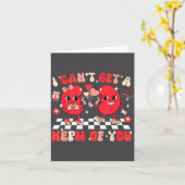 Groovy Valentine Kidney Dialysis Tech I Can't Get  Karte (Gelbe Blume)