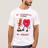 Groovy Valentine's Day T - Shirt für Lehrer (Vorderseite)