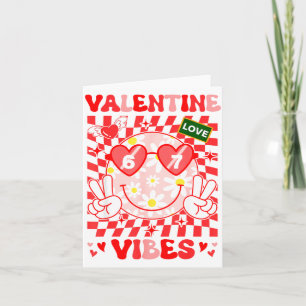 Groovy Valentinstag Stimmung Frohen Valentinstag M Karte