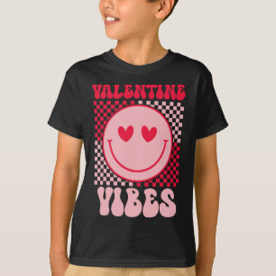 Groovy Valentinstag Vibes Valentinstag Für Mädchen T-Shirt