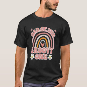 Groovy Vater zur Groovy One Birthday Party Matchi T-Shirt